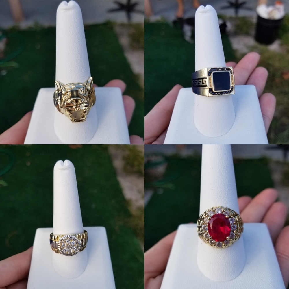 14K GOLD MEN RINGS